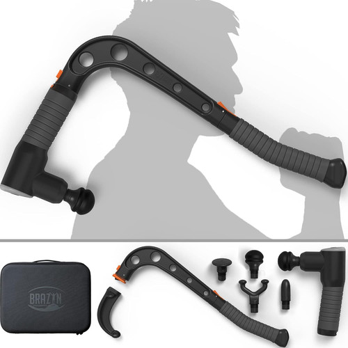 Brazyn - Talon Percussion Massage Gun + Cane + Holder System -...