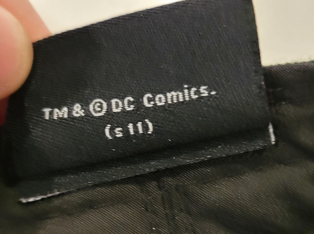 Superman Off Centered White Logo Cap Hat DC Comics S/M