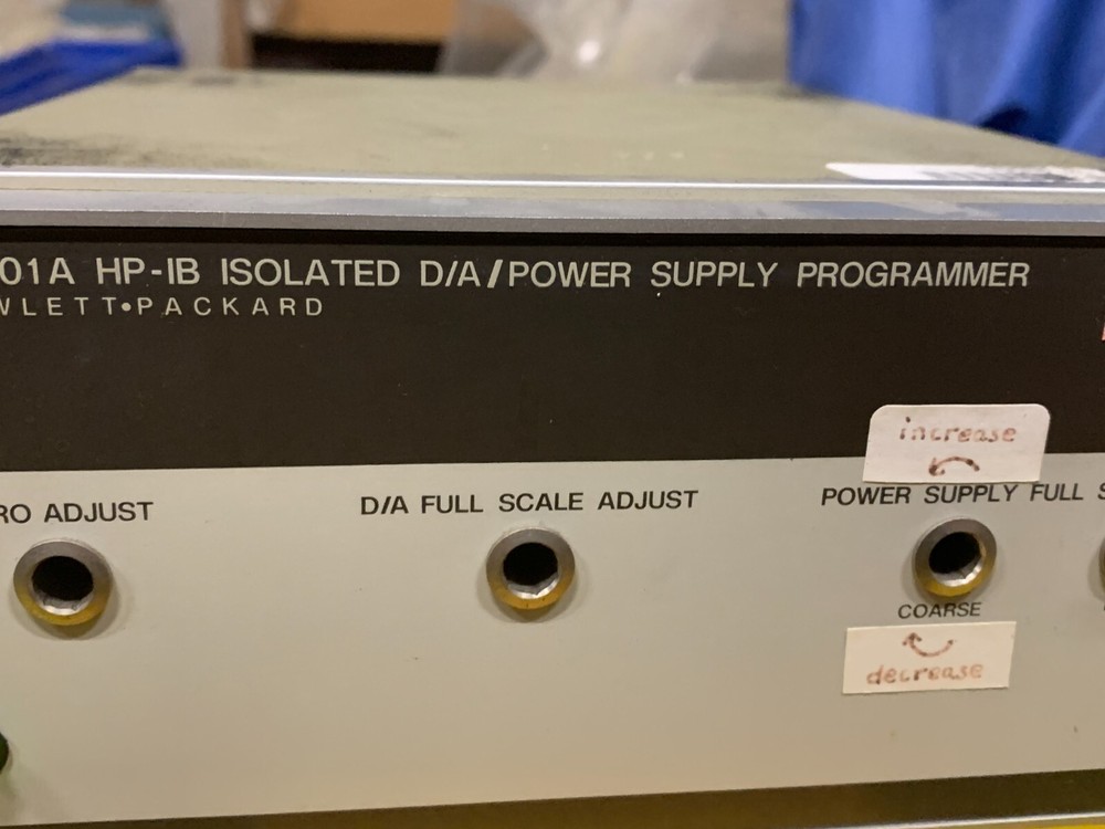 HP 59501A HP-IB Isolated D/A / Power Supply Programmer