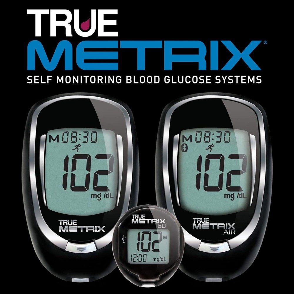 TRUE METRIX® Test Strips 2 x 50ct (100 50 Count 2 Pack Strips)