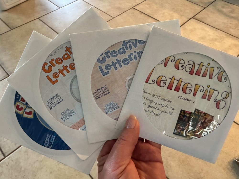 CREATING KEEPSAKES CREATIVE LETTERING CDs!