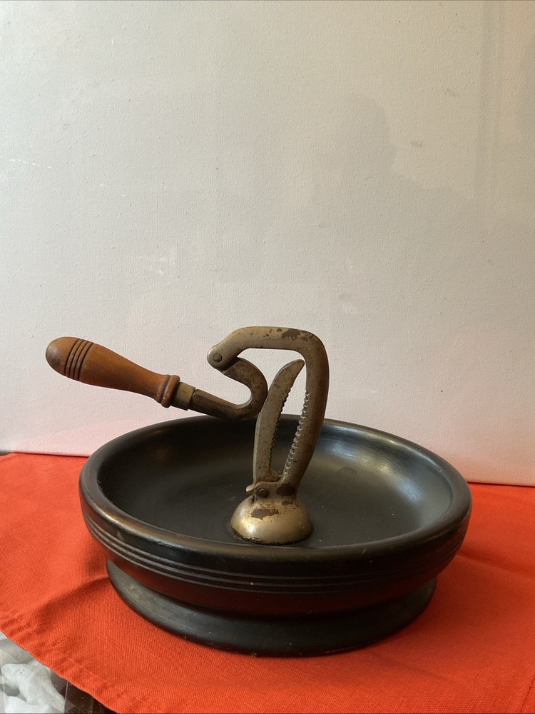 Vintage Nut Cracker Bowl