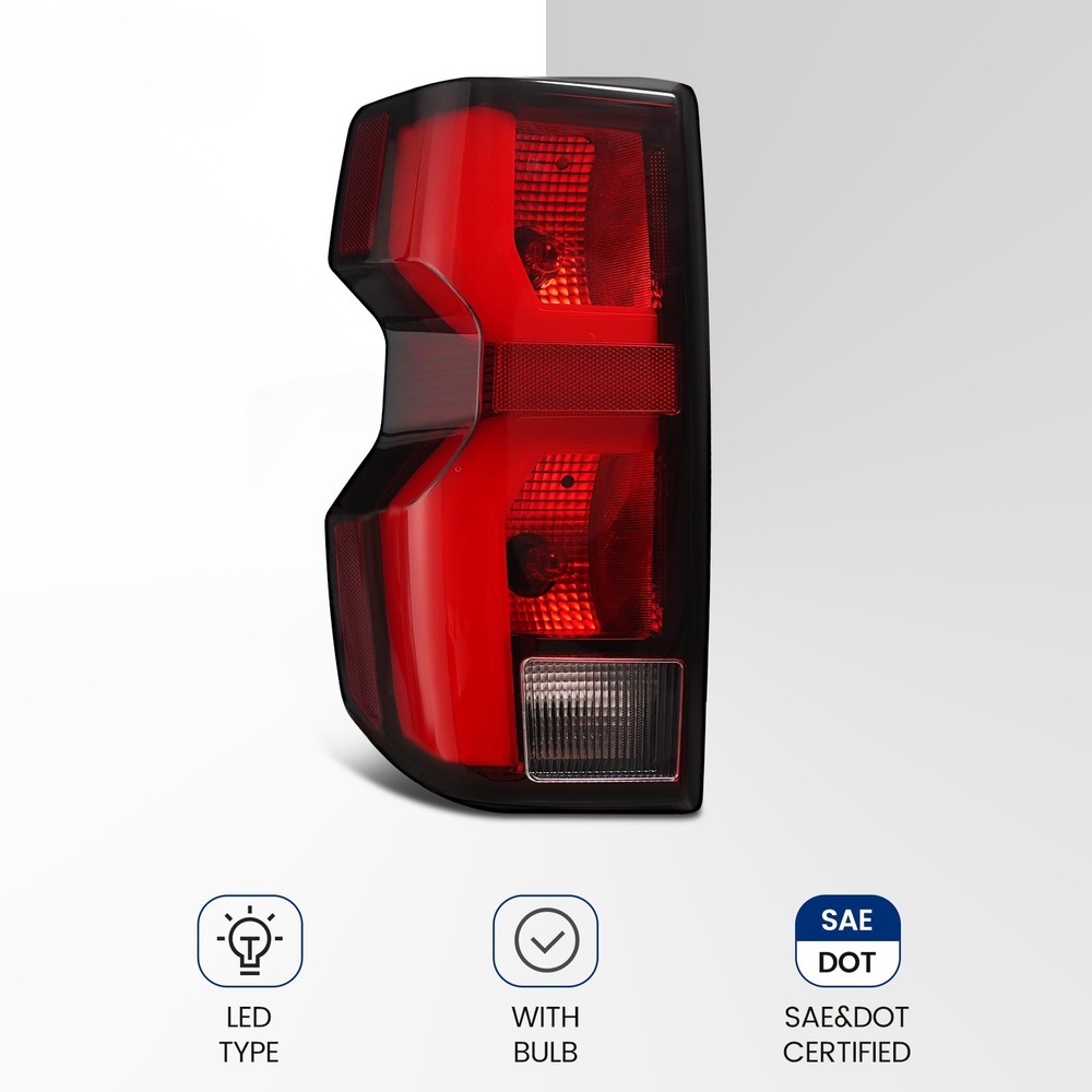 For 2023-2026 Chevy Colorado LED Tail Light Brake Lamp Left Driver Side W/ Bulb