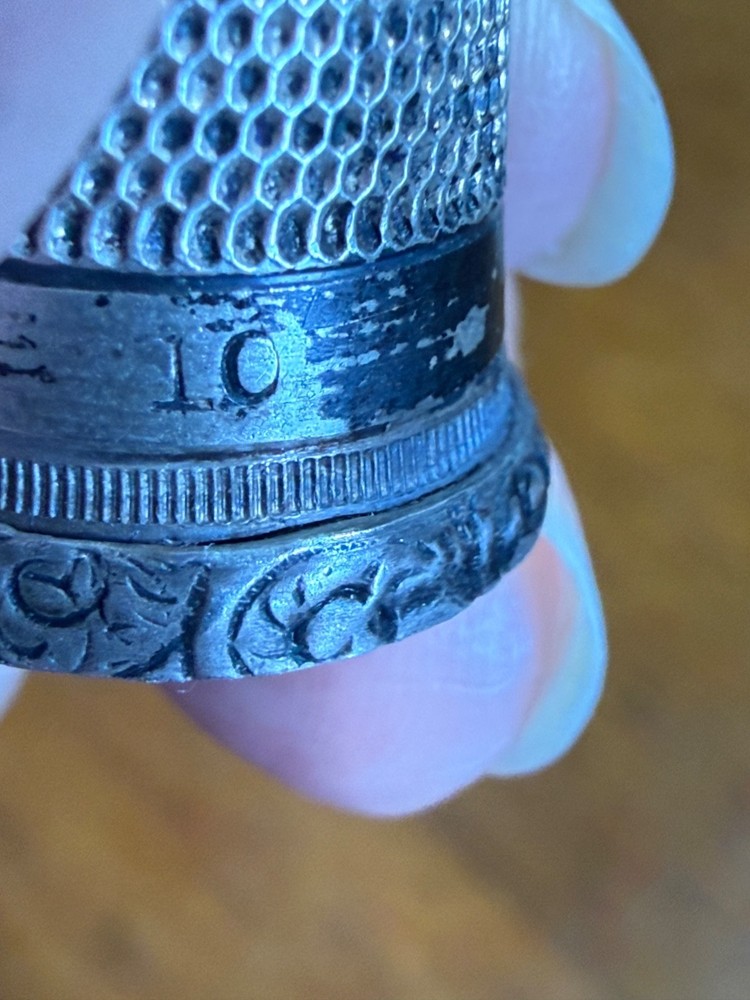 Vintage Sterling Silver Thimble Set