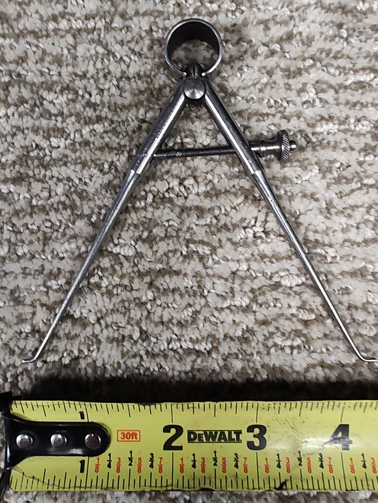 🗽 MINI BROWN AND SHARPE VINTAGE 4" ID CALIPER