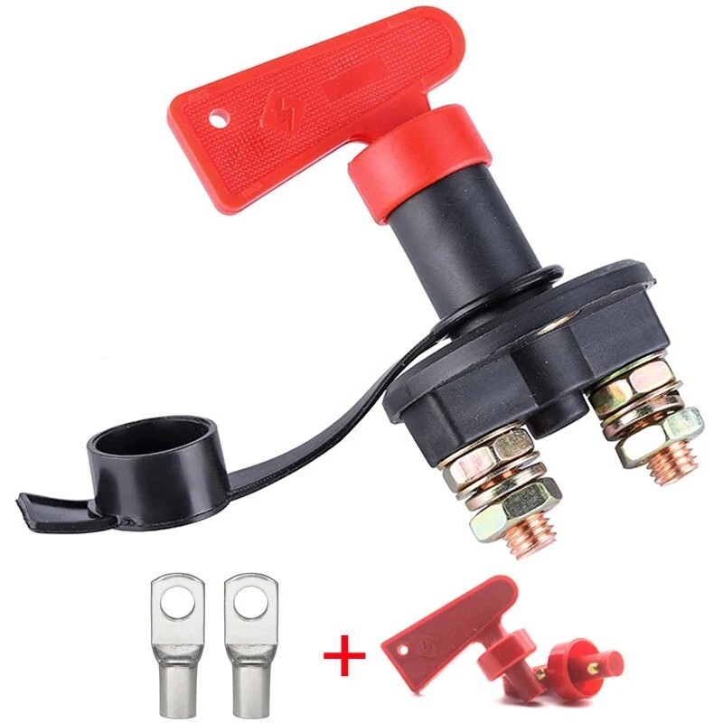 Universal 300A 12V Rotary Power Switch Isolator Battery Main Kill Switch Vehicle