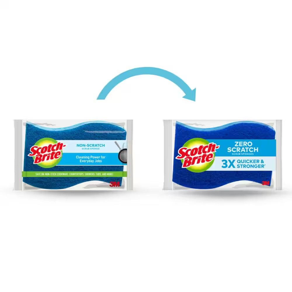 Non-Scratch Scrub Sponge (9-Pack)