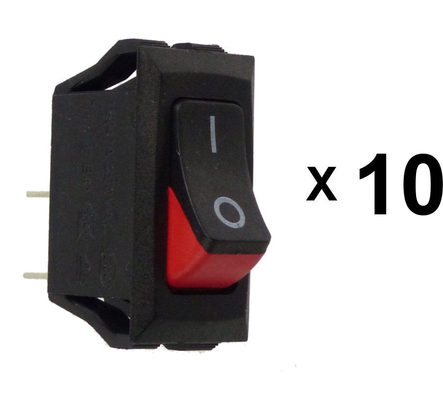 UL Listed - Power Switch SPST AC 250volt 15amp Panel Mount Boat Rocker switch -