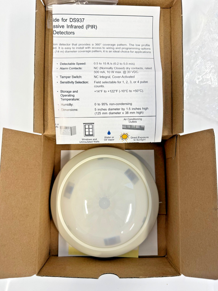 Bosch DS937 Ceiling Mount Motion Detector - White