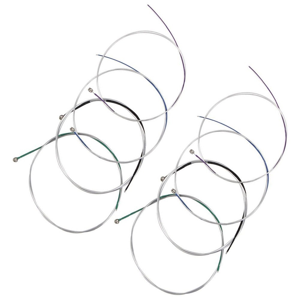 8Pcs Violin Strings Kit 4/4 String Replacements Universal Set Violin Accessory