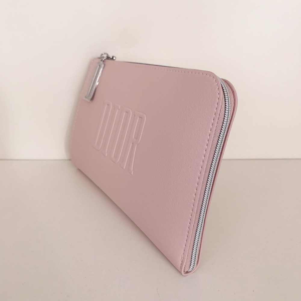 Dior Pink Zippy Cosmetic Pouch