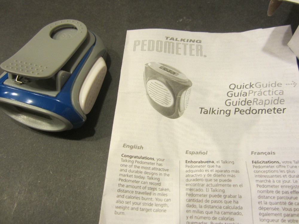 Talking Pedometer with Calorie and distance