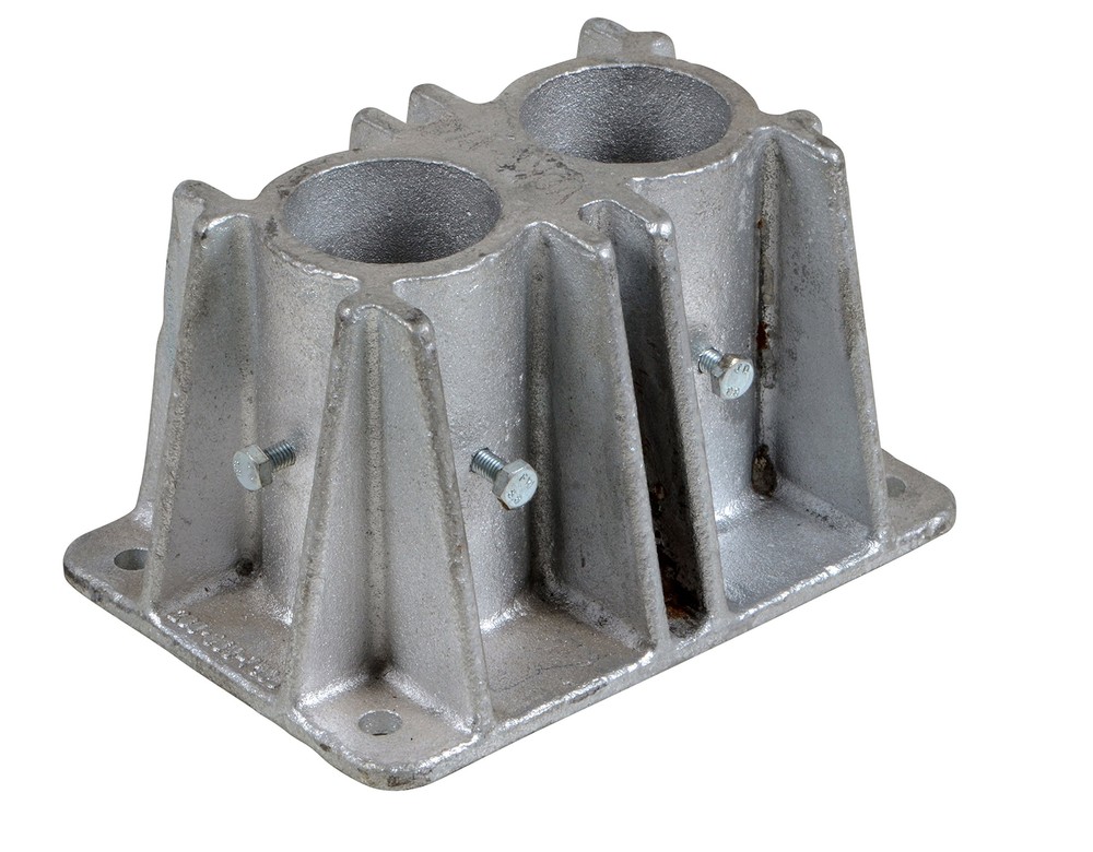 Steel Pipe Safety Railing Double Socket