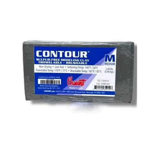 Chavant Contour Clay - Medium - 1 Case (20 Bricks)