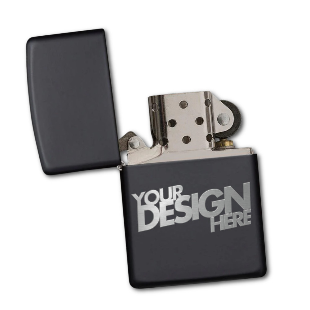 Custom Laser Engraved Zippo Classic Lighter - Multiple Colors - Personalized