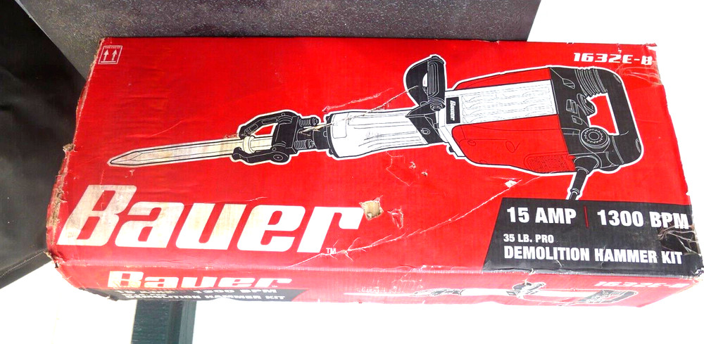 New Bauer Heavy Duty Demolition Hammer- #1632 E-B