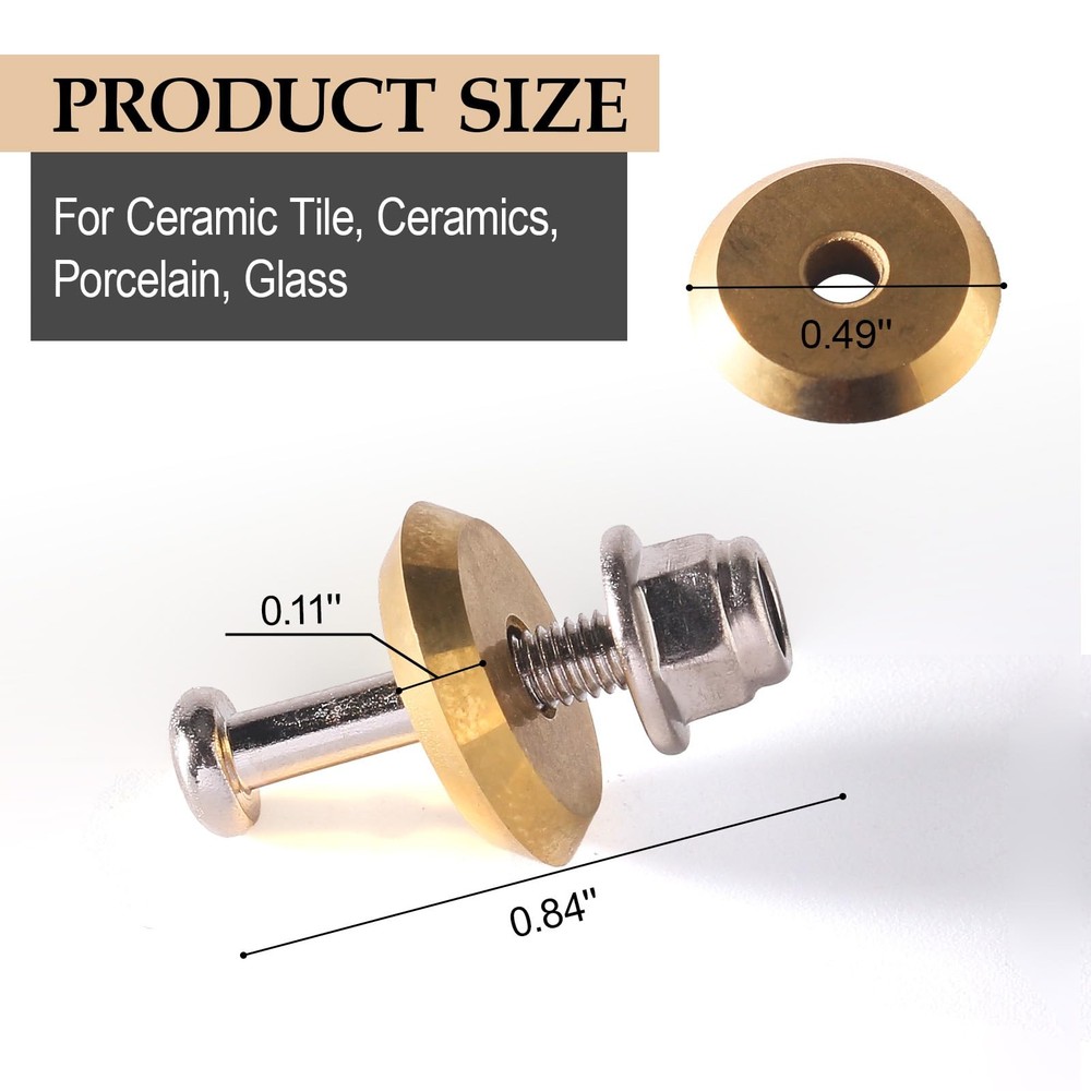 12MM Tile Cutting Scoring Whee 14A for All Sigma Pull Handle Alloy Manual Tit...