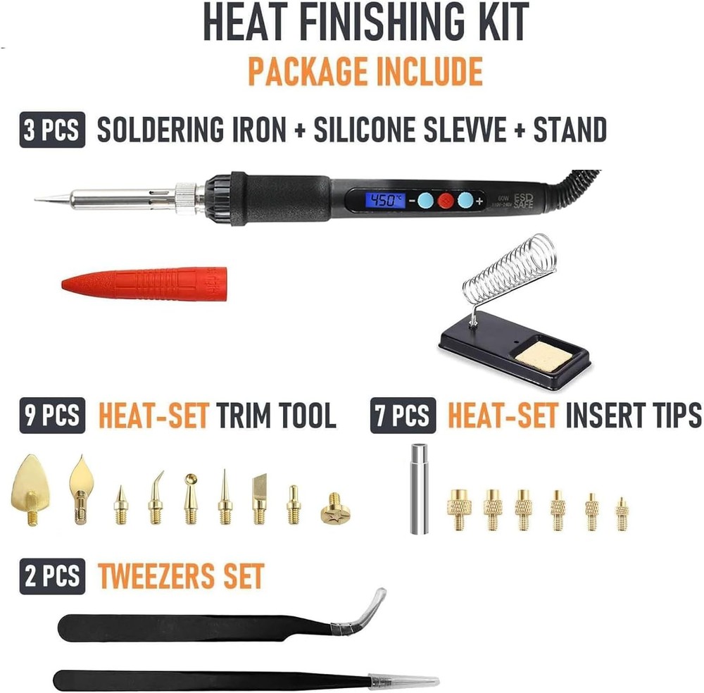 21PCS 3D Printing Accessories Smoothing Tool Kit, Modify...