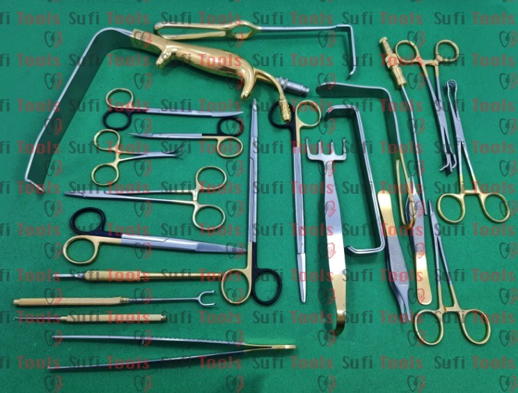 22 Pcs Facelift Instruments set, Plastic surgery instruments