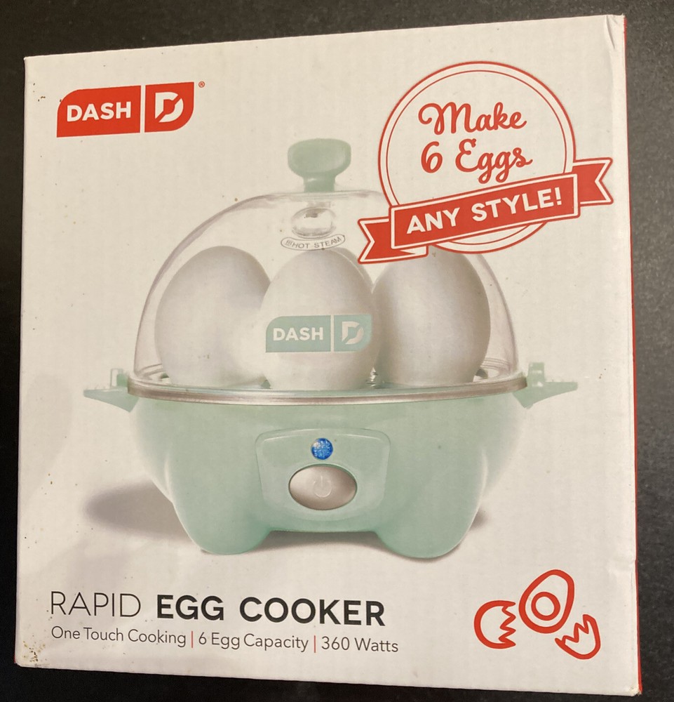 DASH Rapid Egg Cooker 6 Egg Capacity Electric Egg Cooker for Hard Boiled Eggs