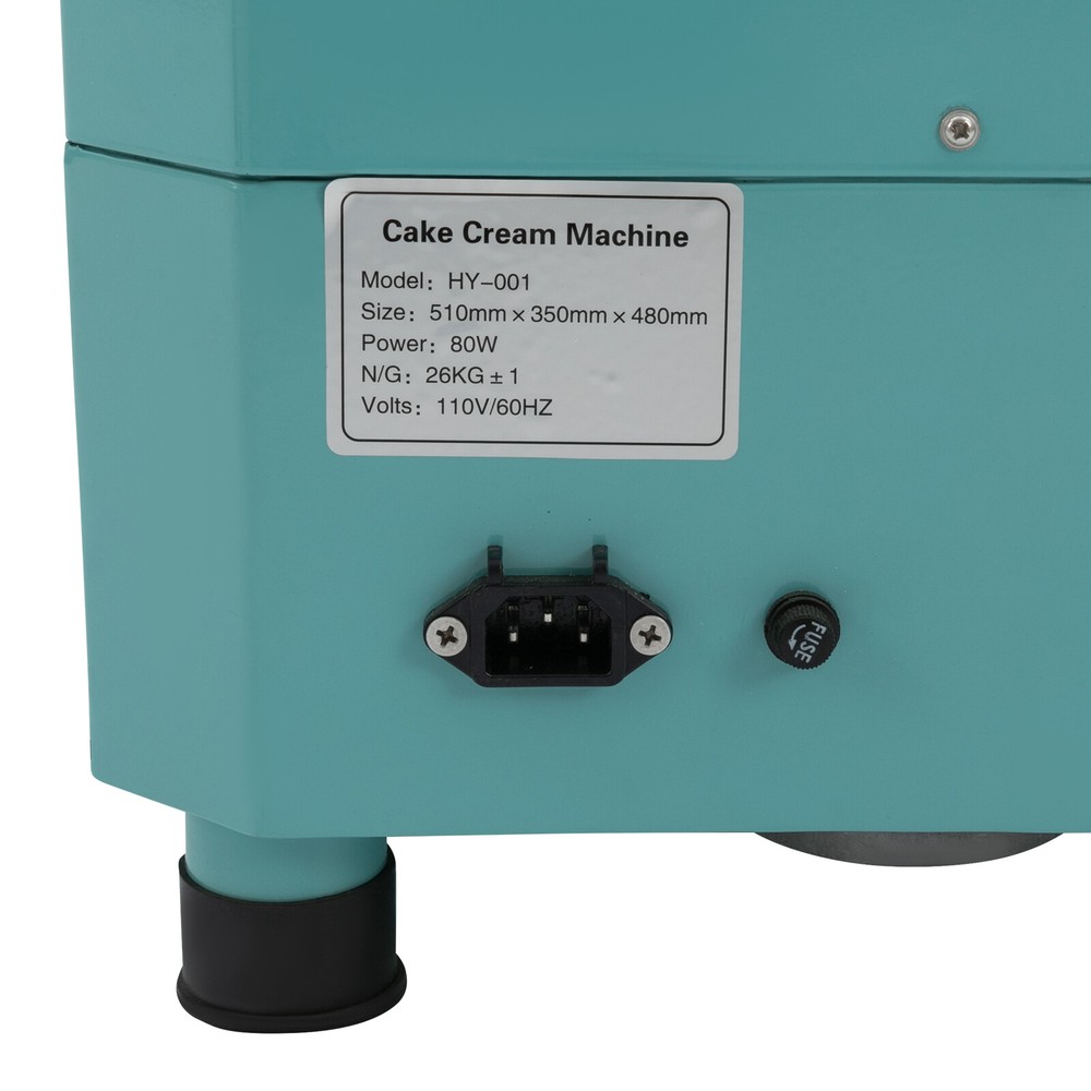 Cake Cream Spreading Coating Smearing Machine Automatic Cake Wiping Machine Blue
