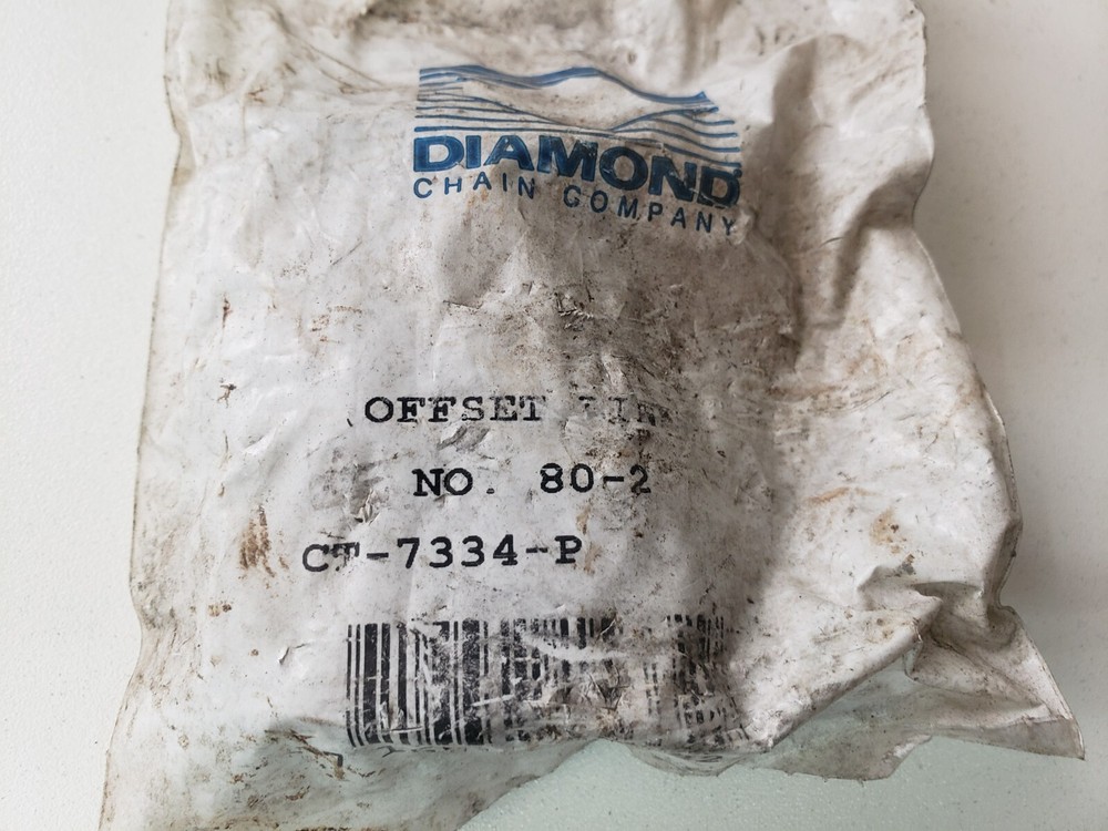 Diamond 80-2 Roller Chain Offset Link CT-7334-P