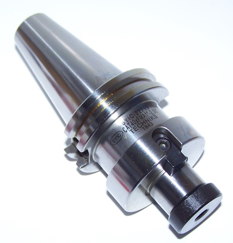 TECHNIKS CAT40 1" SHELL AND FACE MILL ARBOR 2.06" PROJECTION (22713) - NEW