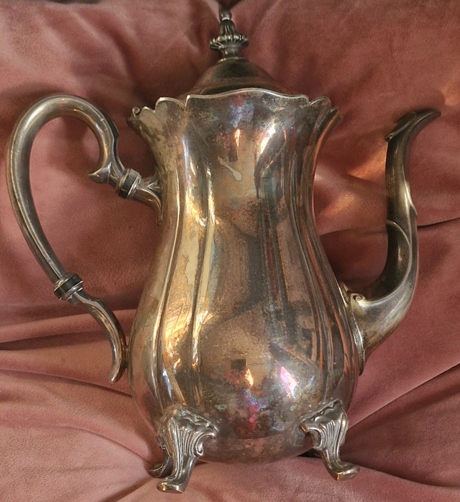 2 Silver plated Victorian Tea-Pots