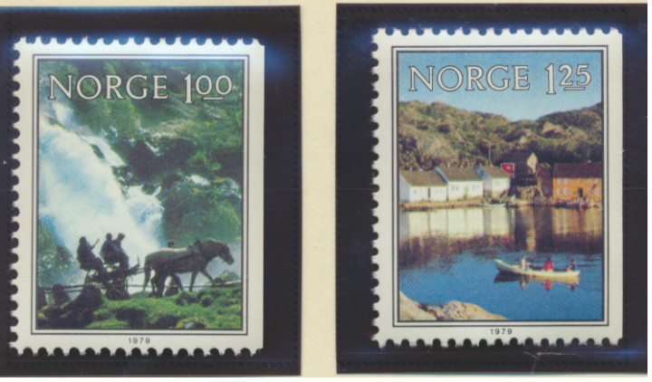 Norway Stamps Scott #746 To 747, Mint Hinged