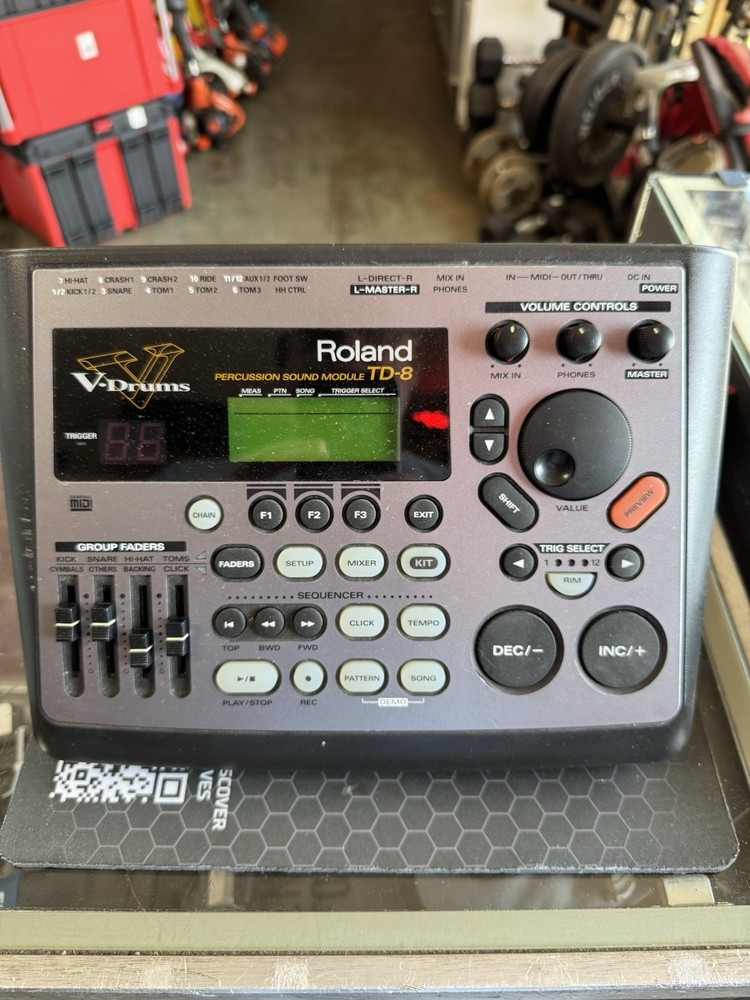 Roland TD-8 Drum Module Digital Programmable Built-in Effects MIDI Plastic
