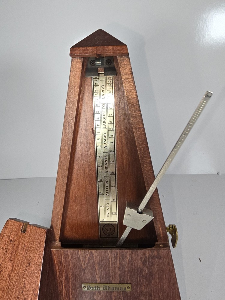 Seth Thomas Metronome Rhythm Windup Pyramid EUC