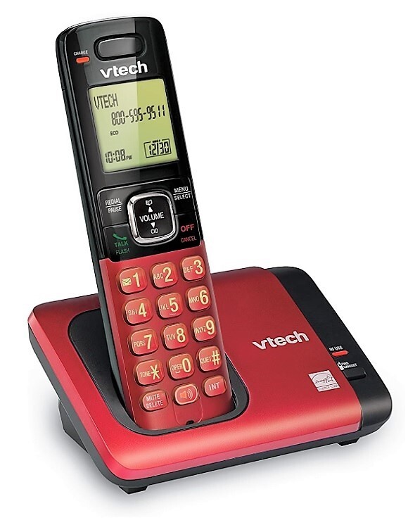 VTech DECT 6.0 Red Cordless Handset CS6719-16