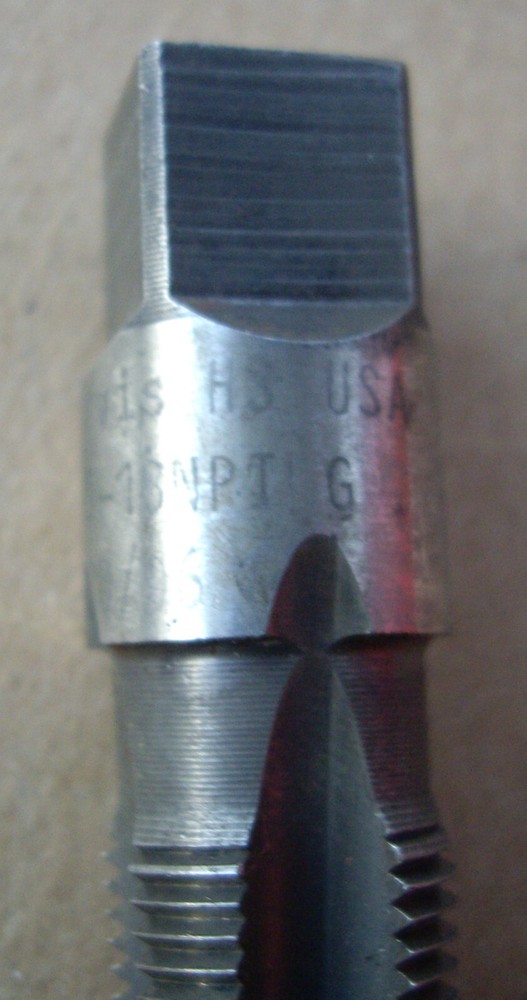 Preowned 3/8" -18 NPT Pipe Tap good condition