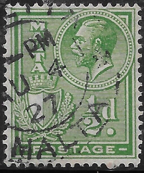 1926 MALTA SC#132 🔥 USED 1927 VF
