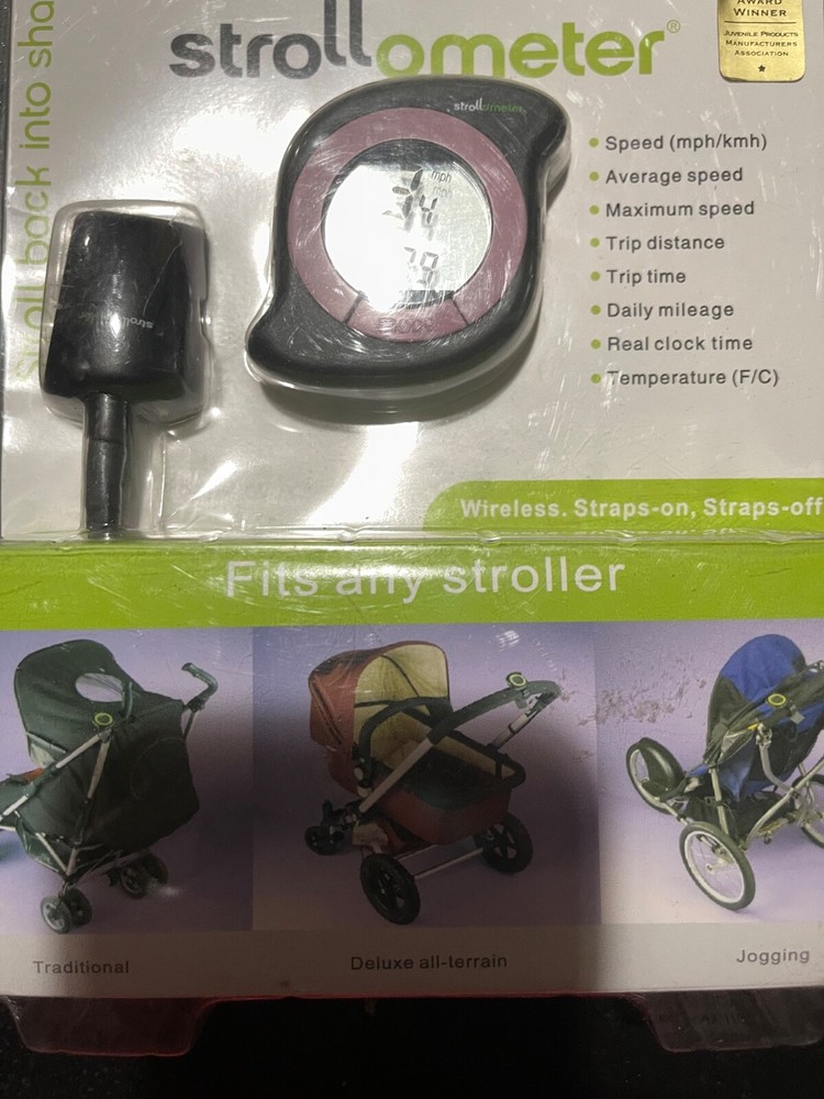 Strollometer Wireless Stroller Speedometer/Odometer