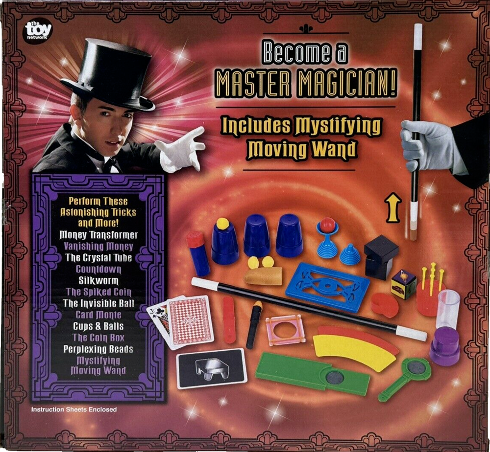 75 Amazing Magic Trick Set - Includes Magician's Wand