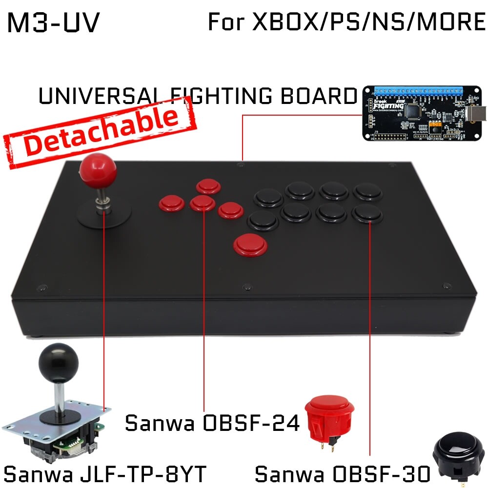 FightBox M3 Arcade Game Controller for PC/PS/XBOX/SWITCH