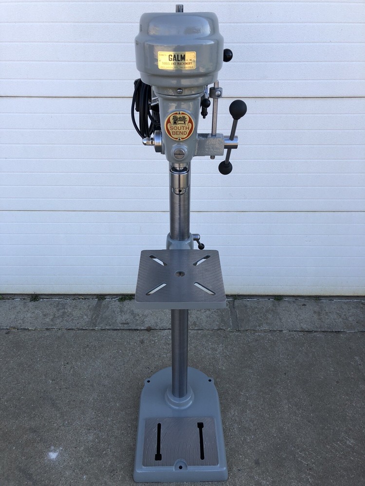 South Bend Lathe Precision 14” Drill Press - Late Model W./ Rare Multispeed Att.