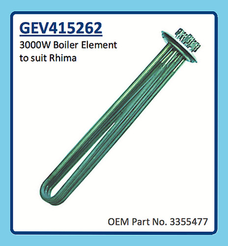 RHIMA BOILER ELEMENT 3000W GEV415262 3355477 27LS060