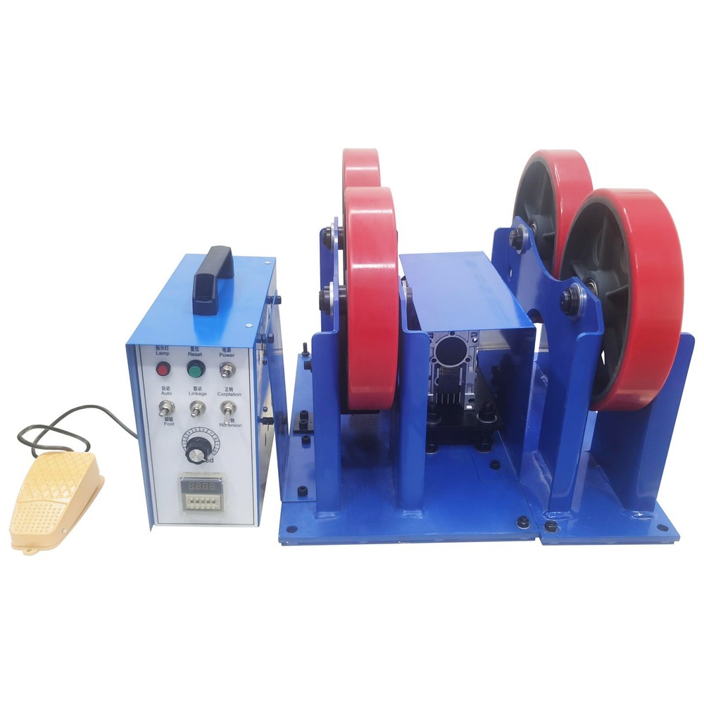 1T Timer-Controlled Welding Turning Roller Welding Roller Positioner 20-800mm