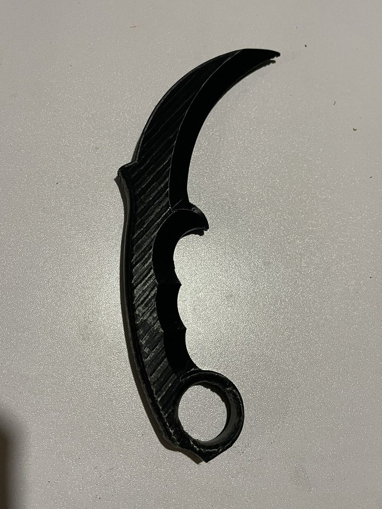 karambit knife fixed blade Training Dummy Knife 3dprinted