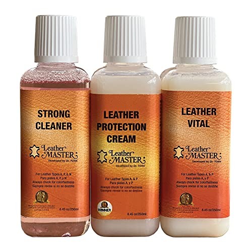Strong Leather Care Bundle - 250 ml Exceptional Leather Care Stain Remover,