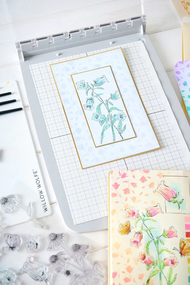 Sizzix Studio Accessory Registration Press Tool Starter Kit, 666928 Willow Wolfe