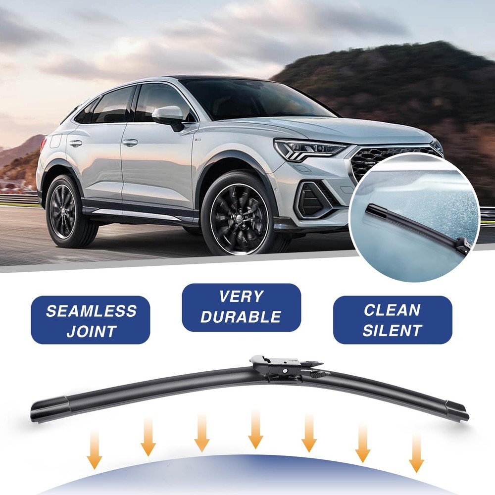 28" Silicone Windshield Wiper Blades Replacement for Ford Models 20132020