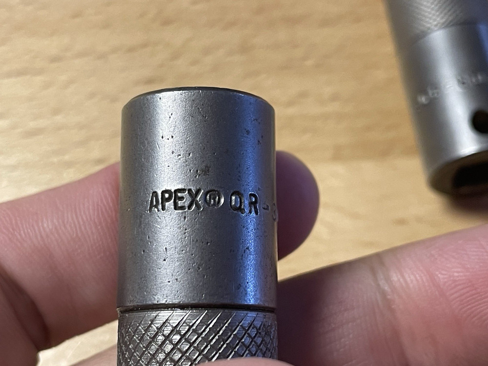 Apex QR 308 Quick Release 3/8” Adapter Plus Bits (2)