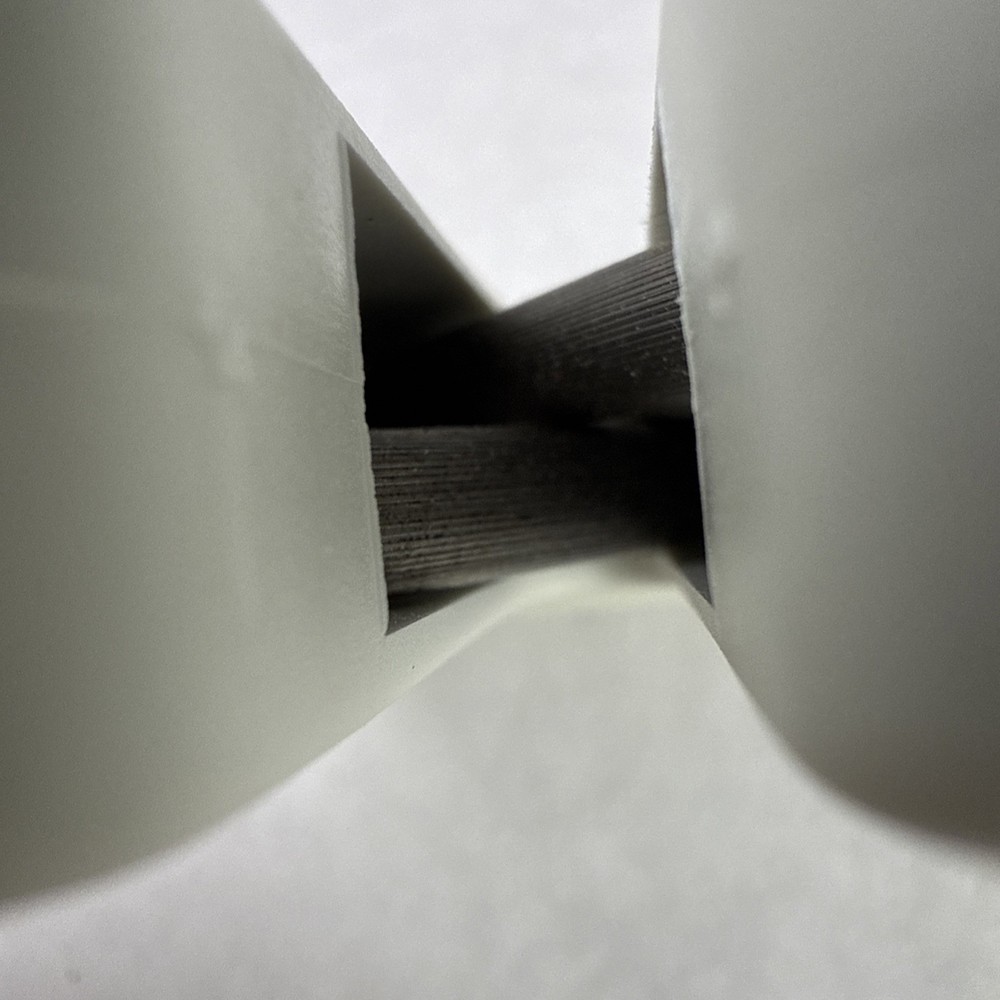 The Sharpery Chantry Pull Thru Knife Sharpener Handheld White With Instructions