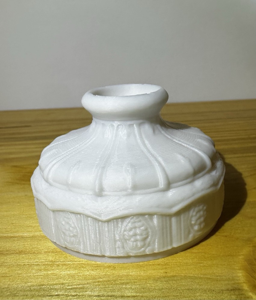 White Aladdin Lincoln Drape 3-D printed