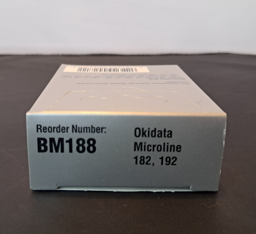 Nu-kote BM188 Okidata Microline 182 192 Printer Tape