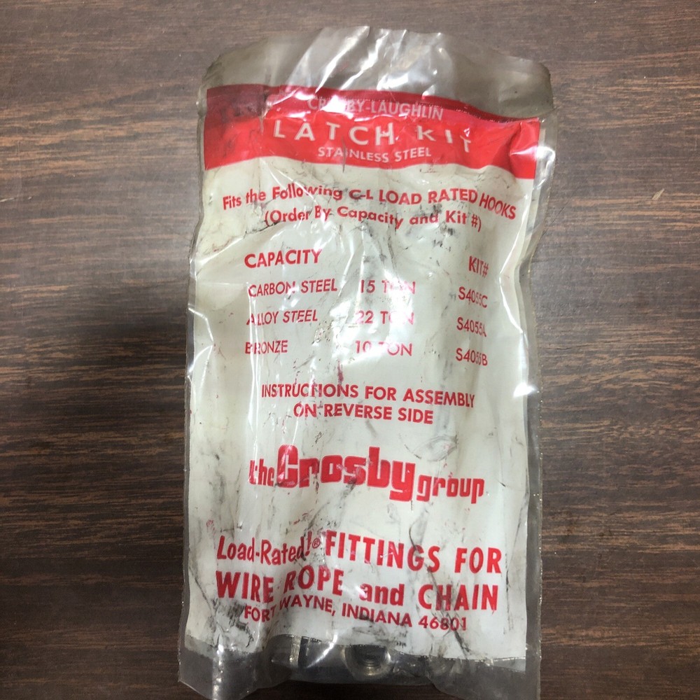 Crosby Hook Latch SS-4055 A,B,C