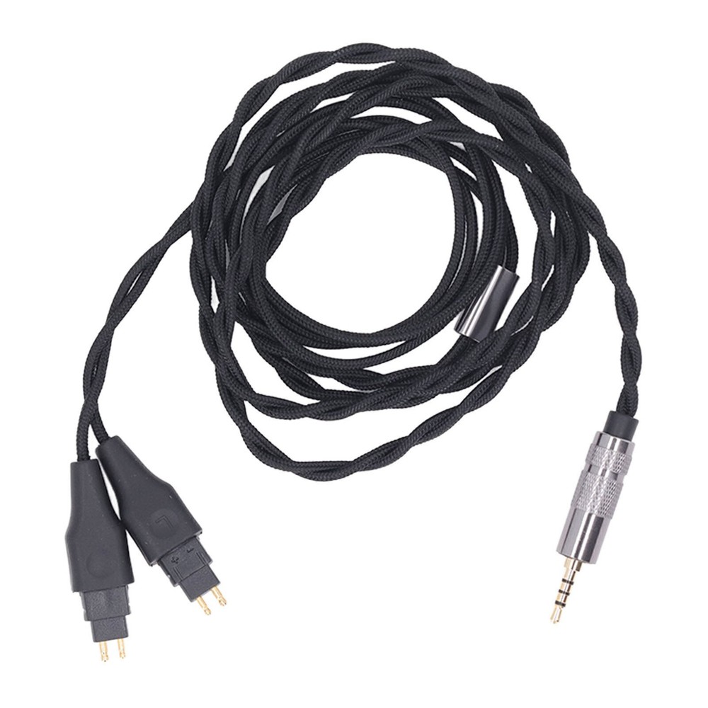 Headphone Replacement Cable 2.5mm Balanced Plug Silver Plated Copper Headset .